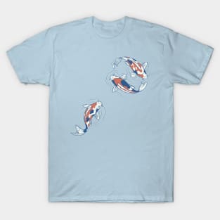 Koi Lake Traditional Japanese Minimalist by Tobe Fonseca T-Shirt